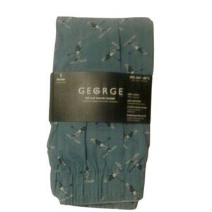 Men's S full cut woven boxer skier ski 28-30 George New